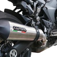 Escape compatible con Kawasaki Ninja 1000 Sx 2020-2020, Gpe Ann. titanium, Escape racing, silenciador con tubo de conexion, articulo sin homologacion 