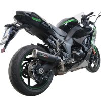 GPR escape compatible con  Kawasaki Ninja 1000 Sx 2020-2020, M3 Black Titanium, Escape legal, homologado, silenciador con db killer desmontable y tubo de conexión específico 