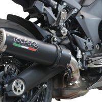 GPR escape compatible con  Kawasaki Ninja 1000 Sx 2020-2020, M3 Black Titanium, Escape legal, homologado, silenciador con db killer desmontable y tubo de conexión específico 