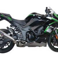 GPR escape compatible con  Kawasaki Ninja 1000 Sx 2020-2020, Powercone Evo, Escape legal, homologado, silenciador con db killer desmontable y tubo de conexión específico 