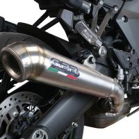GPR escape compatible con  Kawasaki Ninja 1000 Sx 2020-2020, Powercone Evo, Escape legal, homologado, silenciador con db killer desmontable y tubo de conexión específico 