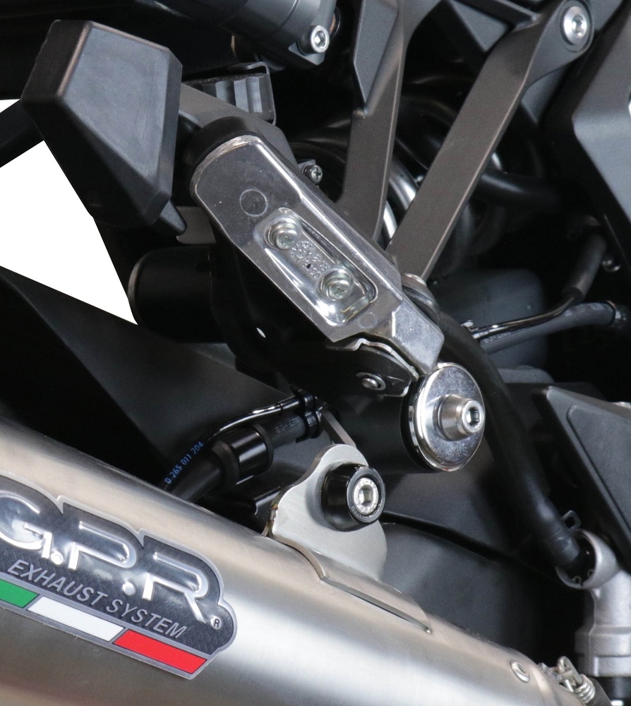 GPR escape compatible con  Kawasaki Ninja 1000 Sx 2020-2020, Powercone Evo, Escape legal, homologado, silenciador con db killer desmontable y tubo de conexión específico 