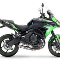 Escape compatible con Kawasaki Versys 650 2021-2022, Deeptone Inox, Escape completo racing, incluyendo colector y db killer desmontable, sin homologación 