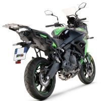 Escape compatible con Kawasaki Versys 650 2021-2022, Deeptone Inox, Escape completo racing, incluyendo colector y db killer desmontable, sin homologación 