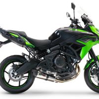 Escape compatible con Kawasaki Versys 650 2017-2020, GP Evo4 Titanium, Escape completo homologado y legal,con catalizador incluido db killer extraíble 