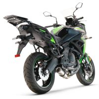 Escape compatible con Kawasaki Versys 650 2015-2016, M3 Inox , Escape completo homologado y legal,con catalizador incluido db killer extraíble 