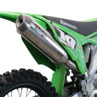 Escape compatible con Kawasaki KX 250 F 2009-2016, Pentacross Inox, Escape completo racing, incluyendo colector y db killer desmontable, sin homologación 