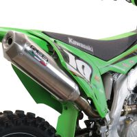Escape compatible con Kawasaki KX 250 F 2021-2023, Pentacross Inox, Escape completo racing, incluyendo colector y db killer desmontable, sin homologación 
