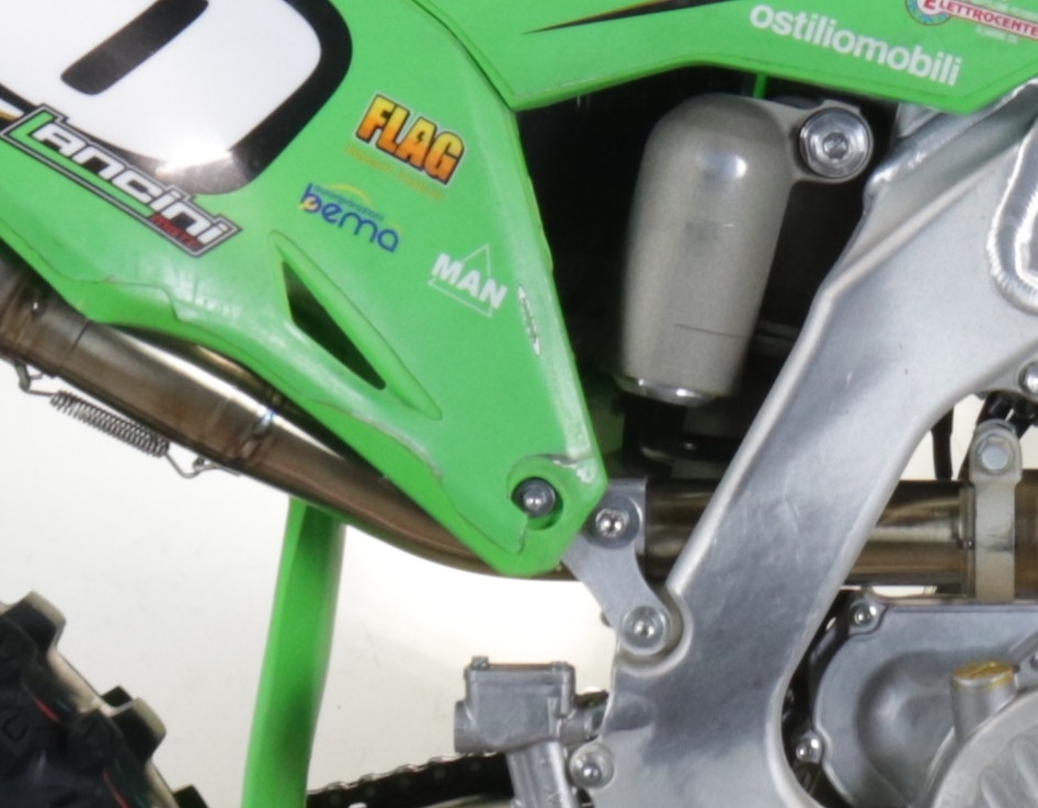 Escape compatible con Kawasaki KX 250 F 2009-2016, Pentacross Inox, Escape completo racing, incluyendo colector y db killer desmontable, sin homologación 