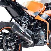 GPR escape compatible con  Ktm Rc 390 2022-2024, New Grand Prix Evo Titanium, Escape legal, homologado, silenciador con db killer desmontable y tubo de conexión específico 