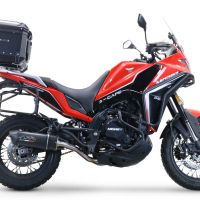 Baúl en aluminio, color negro con placa específica incluida GPR TECH compatible con  Moto Morini X-CAPE 650 2021/2024 e5