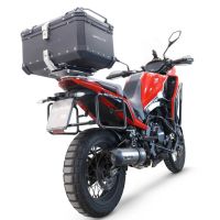 Baúl en aluminio, color negro con placa específica incluida GPR TECH compatible con  Moto Morini X-CAPE 650 2021/2024 e5
