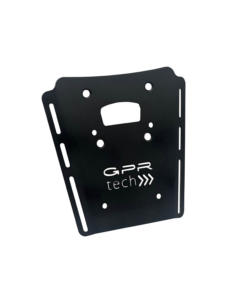 Baúl en aluminio color plata con placa específica incluida GPR TECH compatible con  Moto Morini X-CAPE 650 2021/2024 e5