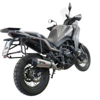 GPR escape compatible con  Moto Morini X-CAPE 650 2021-2024, New Grand Prix Evo Titanium, Escape semi-completo homologado, con db killer extraible y catalizador 