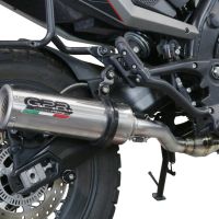 Escape compatible con Moto Morini X-CAPE 650 2021-2024, M3 Inox , Escape semi-completo homologado, con db killer extraible y catalizador 