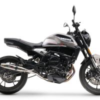 Escape compatible con Moto Morini Seiemmezzo Str 2022-2024, Deeptone Inox, Escape semi-completo homologado, con db killer extraible y catalizador 
