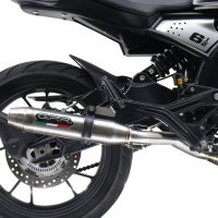 Escape compatible con Moto Morini Seiemmezzo Str 2022-2024, Deeptone Inox, Escape semi-completo homologado, con db killer extraible y catalizador 
