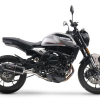 Escape compatible con Moto Morini Seiemmezzo Str 2022-2024, Furore Evo4 Nero, Escape semi-completo homologado, con db killer extraible y catalizador 