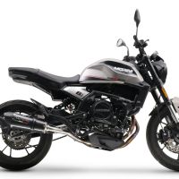 Escape compatible con Moto Morini Seiemmezzo Scr 2022-2024, GP Evo4 Poppy, Escape semi-completo homologado, con db killer extraible y catalizador 