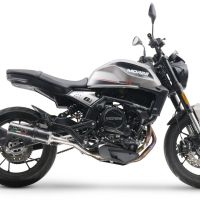 Escape compatible con Moto Morini Seiemmezzo Scr 2022-2024, M3 Poppy , Escape semi-completo homologado, con db killer extraible y catalizador 