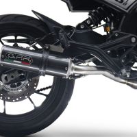 Escape compatible con Moto Morini Seiemmezzo Scr 2022-2024, M3 Poppy , Escape semi-completo homologado, con db killer extraible y catalizador 