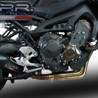 Escape compatible con Yamaha Tracer 900 GT 2018-2020, Furore Evo4 Nero, Escape completo homologado y legal,con catalizador incluido db killer extraíble 