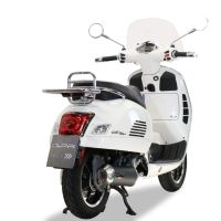 Escape compatible con Piaggio Vespa Gts 250 I.E. 2005-2015, Evo4 Road, Escape completo homologado y legal, incluido db killer extraíble 