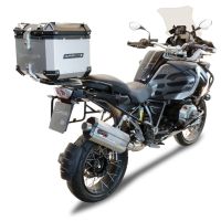 Baúl en aluminio color plata con placa específica incluida Baúl GPR TECH compatible con  Bmw F 850 Gs Adventure 2021/2023 e5