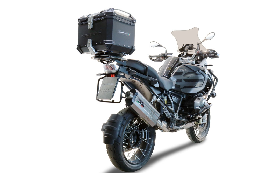 Baúl en aluminio, color negro con placa específica incluida Baúl GPR TECH compatible con  Bmw F 850 Gs Adventure 2021/2023 e5
