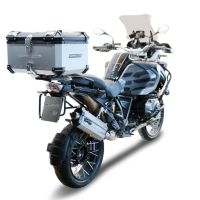 Baúl en aluminio color plata con placa específica incluida Baúl GPR TECH compatible con  Bmw F 850 Gs Adventure 2021/2023 e5