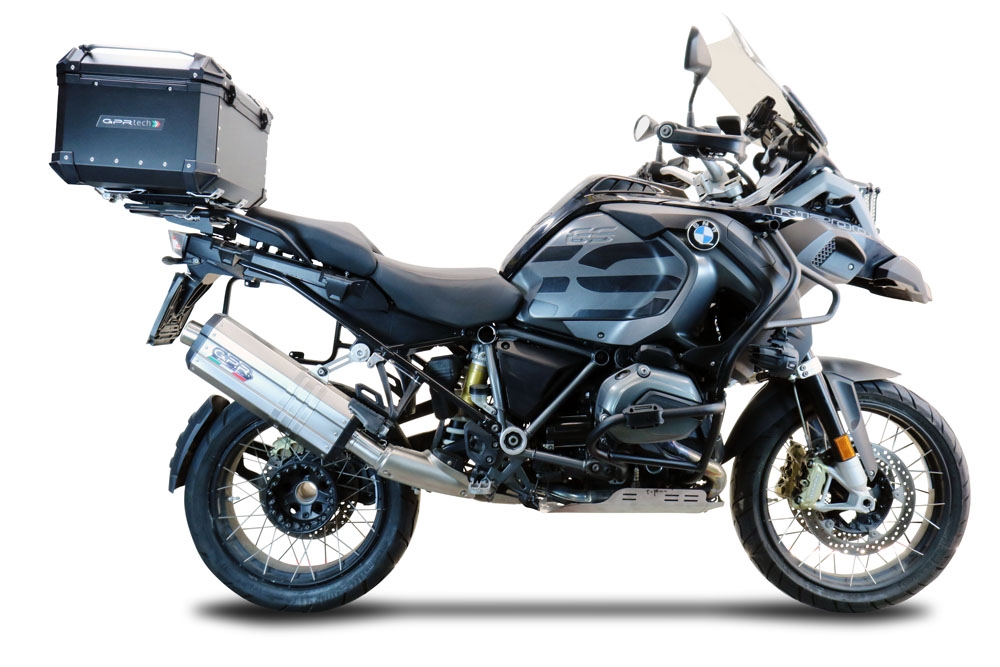 Baúl en aluminio, color negro con placa específica incluida Baúl GPR TECH compatible con  Bmw F 850 Gs Adventure 2021/2023 e5