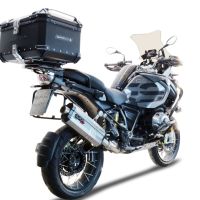 Baúl en aluminio, color negro con placa específica incluida Baúl GPR TECH compatible con  Bmw F 850 Gs Adventure 2021/2023 e5