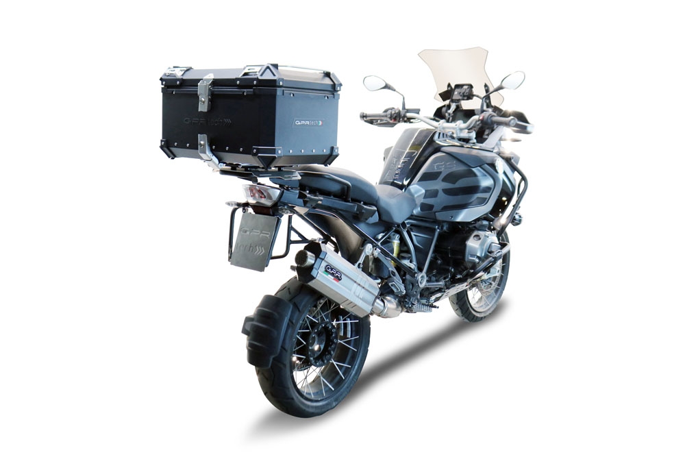 Baúl en aluminio, color negro con placa específica incluida Baúl GPR TECH compatible con  Bmw F 850 Gs Adventure 2021/2023 e5