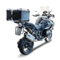Baúl en aluminio, color negro con placa específica incluida Baúl GPR TECH compatible con  Bmw F 850 Gs Adventure 2021/2023 e5
