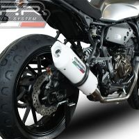 Escape compatible con Yamaha Xsr 700 2017-2020, Albus Evo4, Escape completo homologado y legal,con catalizador incluido db killer extraíble 