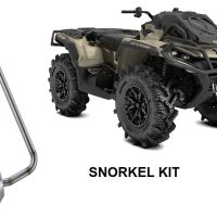 Escape compatible con Can Am Outlander 850 MAX / XT 2016-2023, Snorkel kit, Kit de extensión de snorkel para terminal GPR Pentacross 