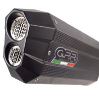 Escape compatible con Bmw R 1200 Gs 2017-2018, Sonic Poppy, Escape legal, homologado, silenciador con db killer desmontable y tubo de conexión específico 