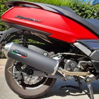 Escape compatible con Kymco Downtown 125 2021-2023, Evo4 Road, Escape completo homologado y legal,con catalizador incluido db killer extraíble 