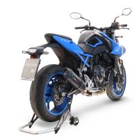 Escape compatible con Suzuki Gsx-8S 2022-2024, Furore Evo4 Nero, Escape completo homologado y legal,con catalizador incluido db killer extraíble 
