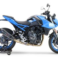 Escape compatible con Suzuki Gsx-8S 2022-2024, GP Evo4 Poppy, Escape completo homologado y legal,con catalizador incluido db killer extraíble 