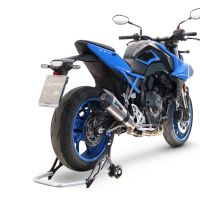 Escape compatible con Suzuki Gsx-8S 2022-2024, GP Evo4 Titanium, Escape completo homologado y legal,con catalizador incluido db killer extraíble 