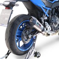 Escape compatible con Suzuki Gsx-8S 2022-2024, GP Evo4 Titanium, Escape completo homologado y legal,con catalizador incluido db killer extraíble 
