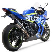GPR escape compatible con  Suzuki Gsx-R 1000 - 1000 R  2017-2020, New Grand Prix Evo Titanium, Escape legal, homologado, silenciador con db killer desmontable y tubo de conexión específico 