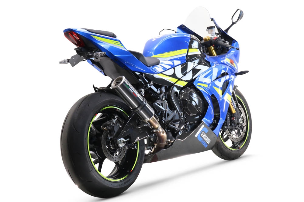 Escape compatible con Suzuki Gsx-R 1000 - 1000 R 2021-2025, M3 Poppy , Escape racing, silenciador con tubo de conexion, articulo sin homologacion 