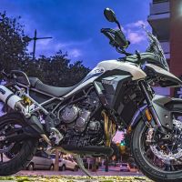 GPR escape compatible con  Triumph Tiger 900 2020-2023, Albus Evo4, Escape legal, homologado, silenciador con db killer desmontable y tubo de conexión específico 