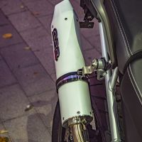 GPR escape compatible con  Triumph Tiger 900 2020-2023, Albus Evo4, Escape legal, homologado, silenciador con db killer desmontable y tubo de conexión específico 