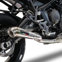 Escape compatible con Triumph Tiger Sport 660 2022-2024, Powercone Evo, Escape completo racing, incluyendo colector y db killer desmontable, sin homologación 