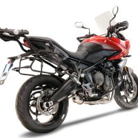Escape compatible con Triumph Trident 660 2021-2024, Deeptone Inox, Escape completo racing, incluyendo colector y db killer desmontable, sin homologación 
