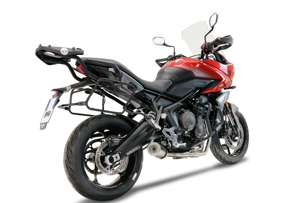 Escape compatible con Triumph Tiger Sport 660 2022-2024, M3 Inox , Escape completo racing, incluyendo colector y db killer desmontable, sin homologación 