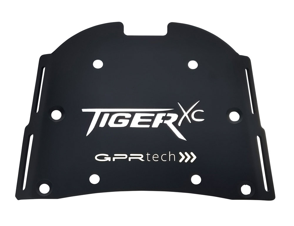 Placa de fijación específica Top Case ALPITECH 55 LT GPR TECH compatible con  Triumph Tiger 800 2011/2016 e3